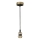 Nätaggregat kabel 1xE27/20W/230V guld