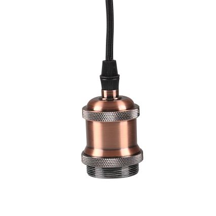 Nätaggregat kabel 1xE27/20W/230V koppar