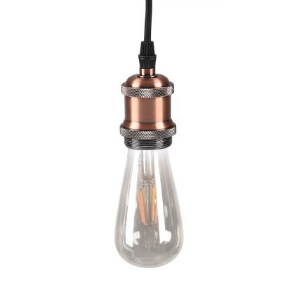 Nätaggregat kabel 1xE27/20W/230V koppar