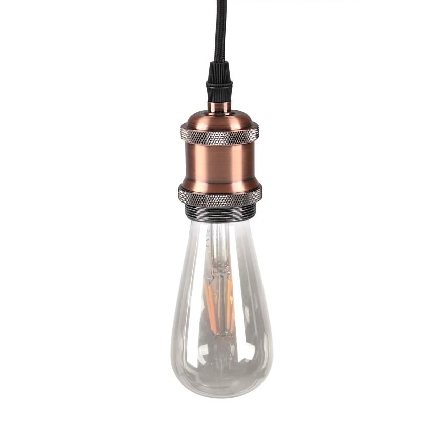 Nätaggregat kabel 1xE27/20W/230V koppar