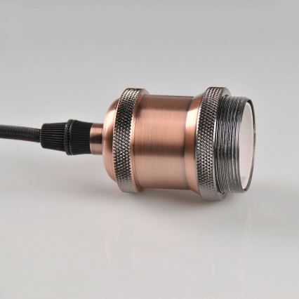 Nätaggregat kabel 1xE27/20W/230V koppar