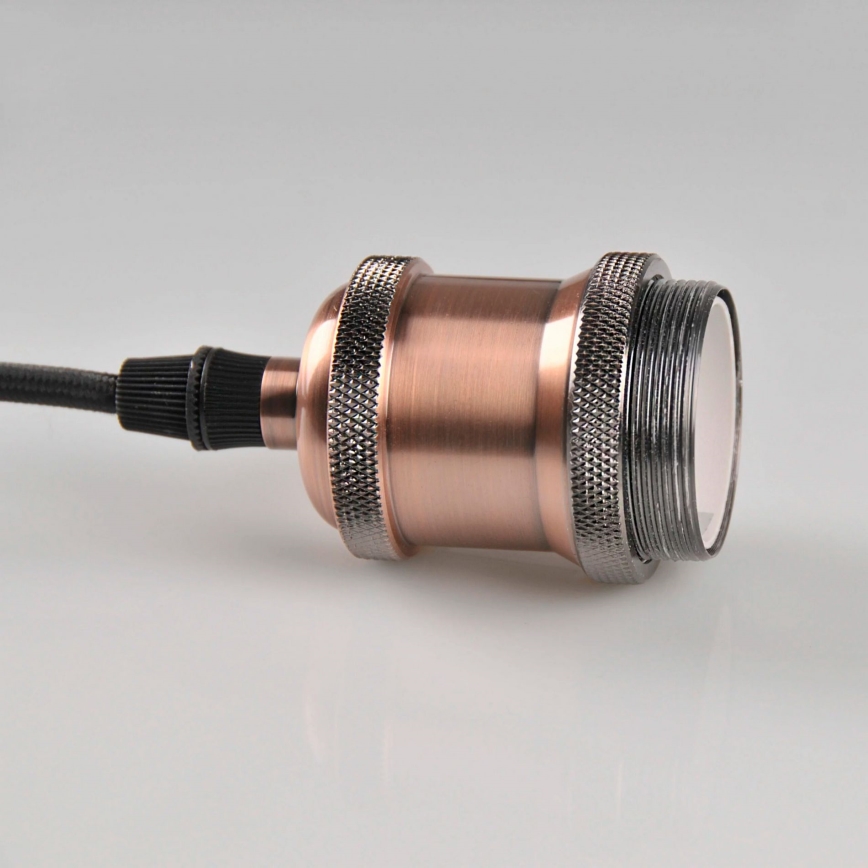 Nätaggregat kabel 1xE27/20W/230V koppar