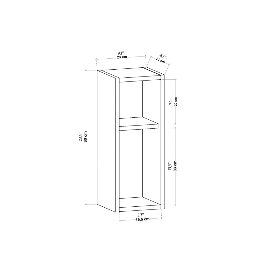 Nattbord TILMO i ek