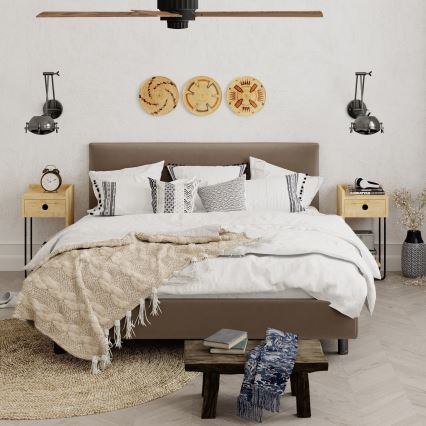 Nattduksbord CACTUS 60x29,5 cm beige/svart