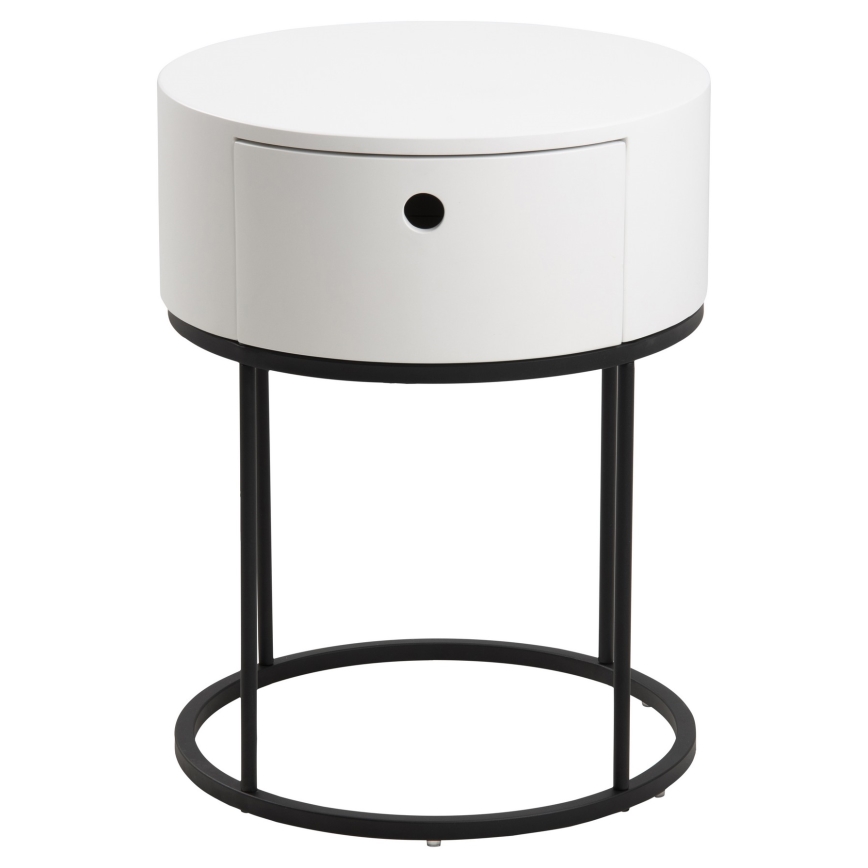 Nattduksbord COLUM vit