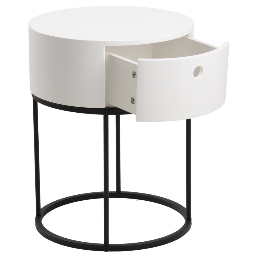 Nattduksbord COLUM vit