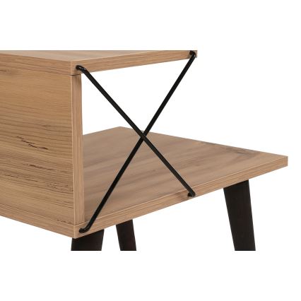 Nattduksbord CROSS 55x50 cm brun