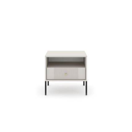 Nattduksbord LUE beige/svart