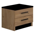 Nattduksbord TOD ek craft/svart