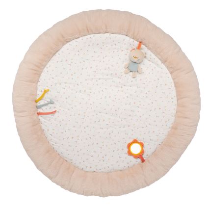 Nattou - Barnfilt för att leka med en trapets MILA, ZOE & LANA beige