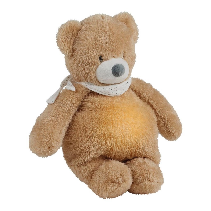 Nattou - Goskompis med melodi och ljus SLEEPY BEAR 04.01.2001 brun