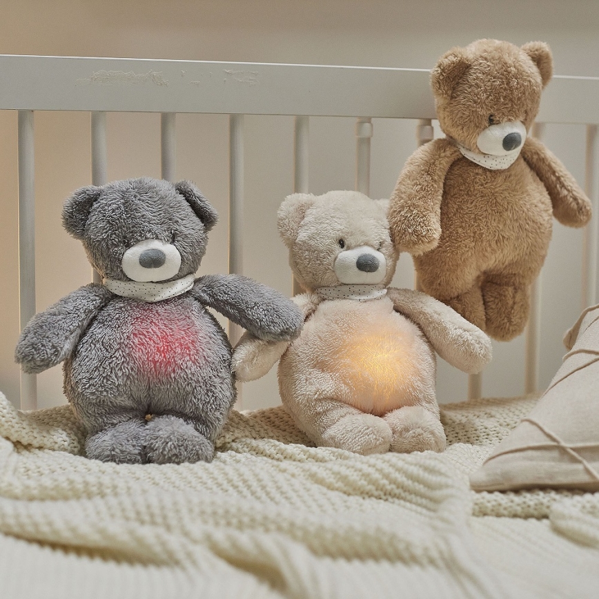 Nattou - Goskompis med melodi och ljus SLEEPY BUNNY 04.01.2001 beige