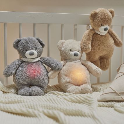 Nattou - Goskompis med melodi och ljus SLEEPY BUNNY 04.01.2001 brun