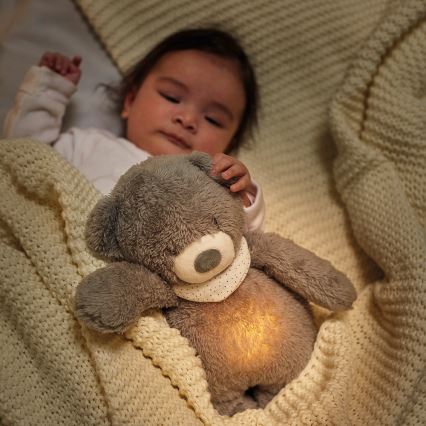 Nattou - Goskompis med melodi och ljus SLEEPY BUNNY 04.01.2001 brun