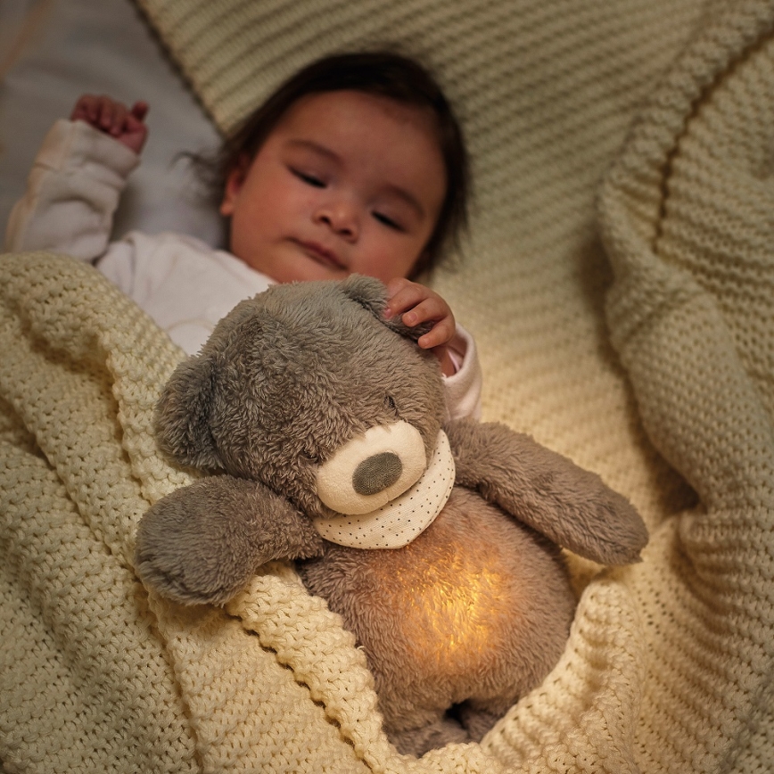 Nattou - Goskompis med melodi och ljus SLEEPY BUNNY 04.01.2001 brun