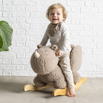 Nattou - Rocking toy TEDDY noshörning