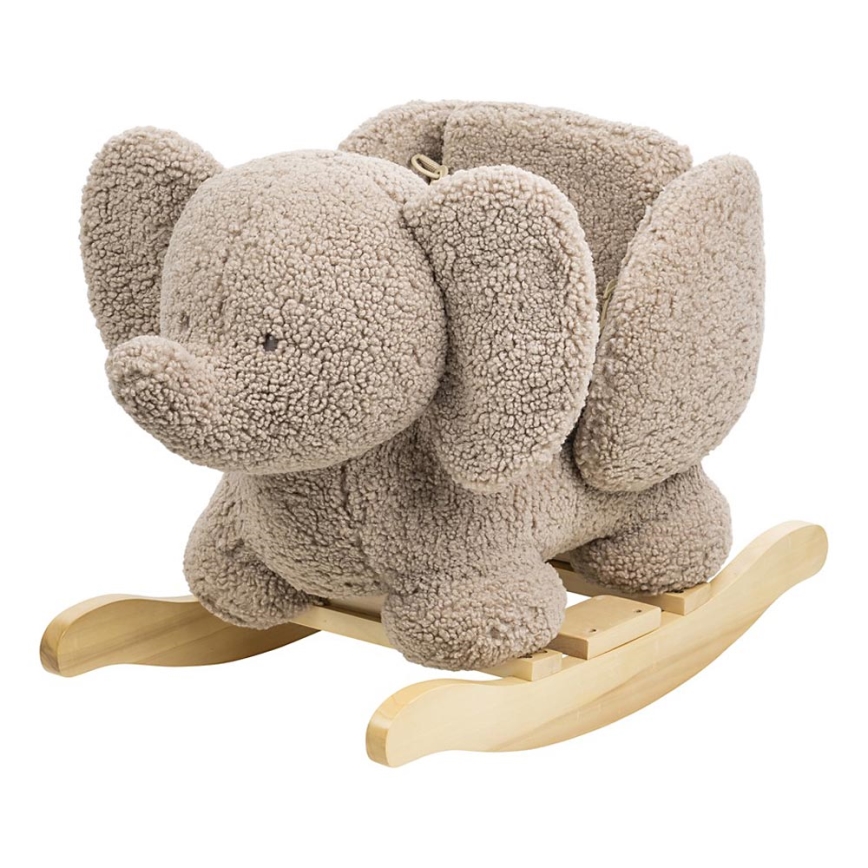 Nattou - Rocking toy TEDDY elefant brun