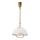Nedhissbar taklampa RAMONA 1xE27/60W/230V beige/ljusbrun/pine