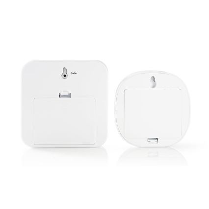 Nedis ALRMMW20WT - Alarm med Trådlös rörelsesensor 6xAA vit