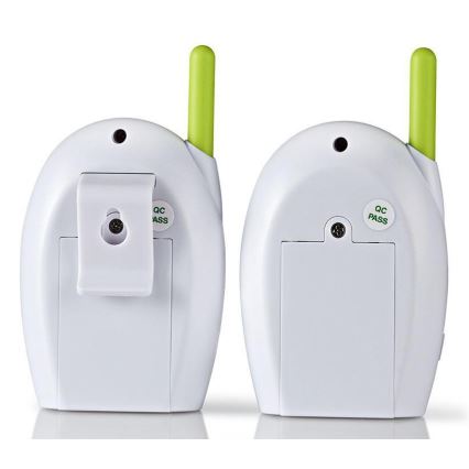Nedis BAMO110AUWT - Trådlös baby monitor 5W/230V