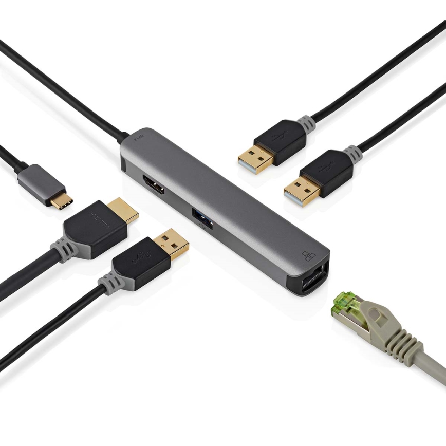 Multifunktionell USB hub