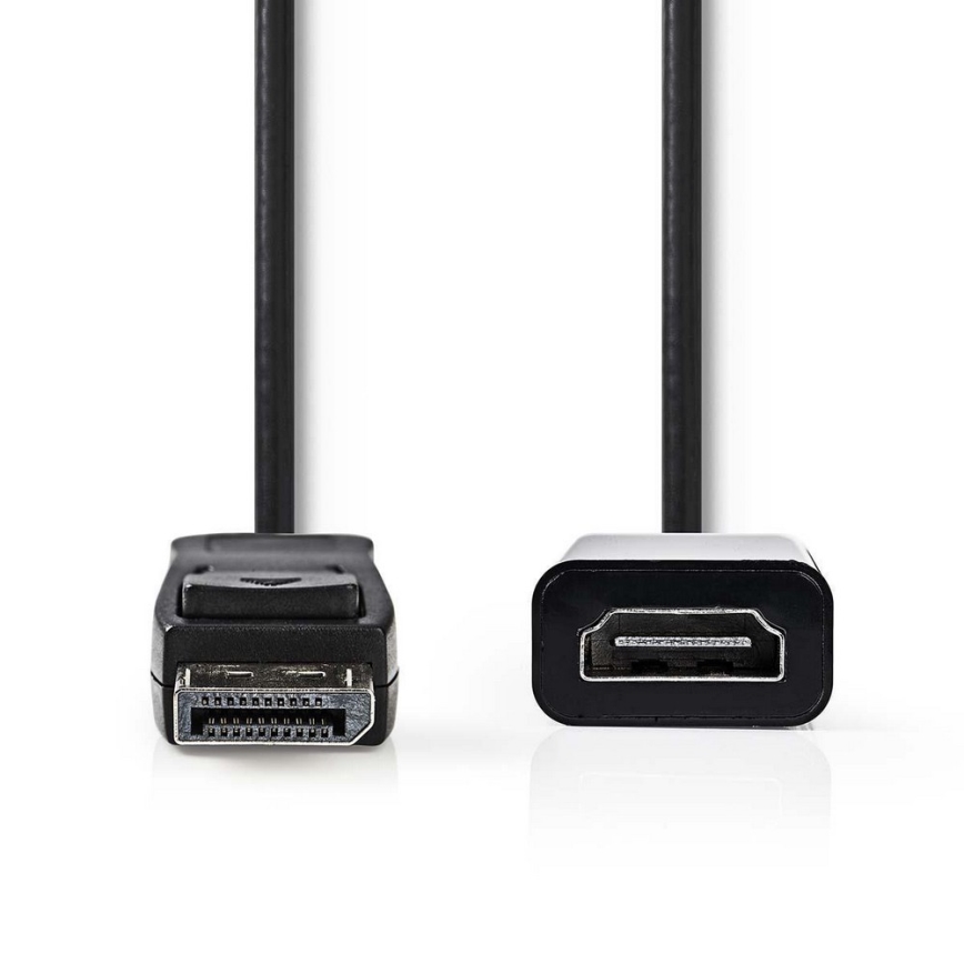 Nedis CCGP37150BK02 - HDMI-kabel skärmuttag - HDMI output 0.2 m