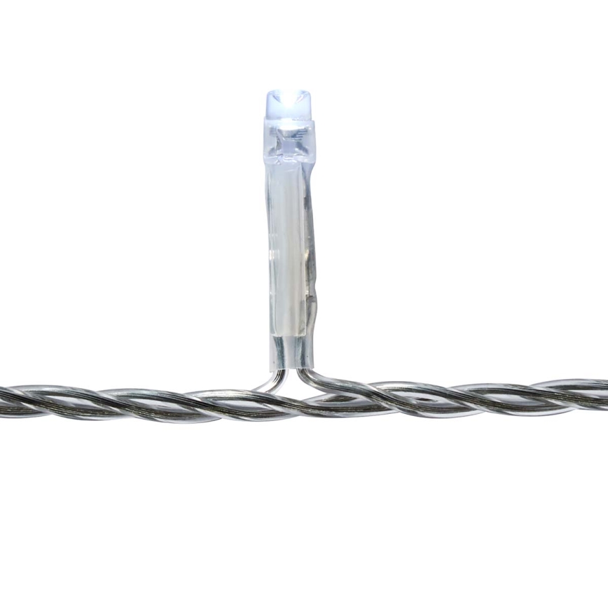 LED Utomhus Julgardin 180xLED/7 funktioner 10,9m IP44 kall vit