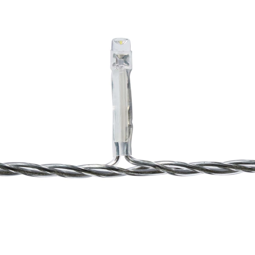 LED Utomhus Julgardin 180xLED/7 funktioner 10,9m IP44 kall vit