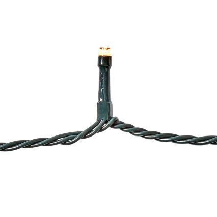 LED julkedja för utomhusbruk 180xLED/7 funktioner 16,5m IP44 varm vit