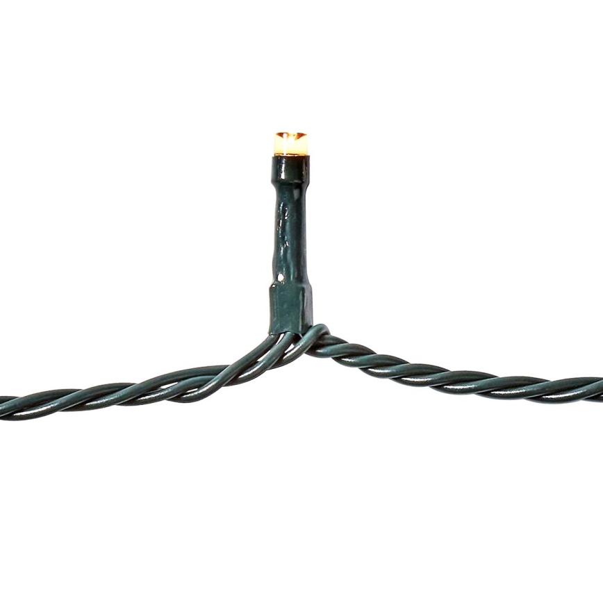 LED julkedja för utomhusbruk 180xLED/7 funktioner 16,5m IP44 varm vit