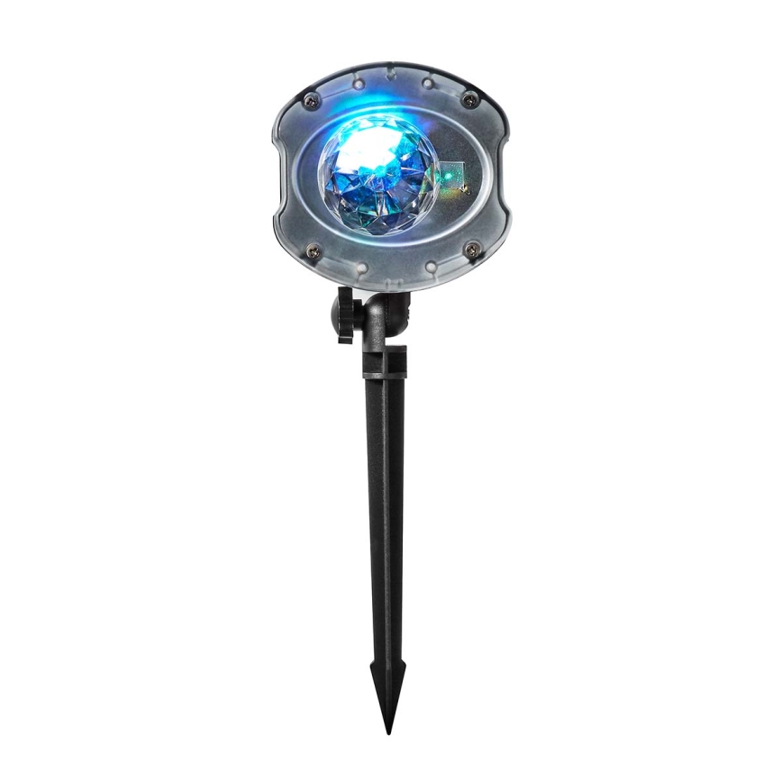 LED Laserprojektor 6W/230V IP65 + fjärrkontroll