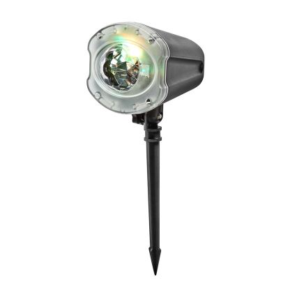 LED Laserprojektor 6W/230V IP65 + fjärrkontroll
