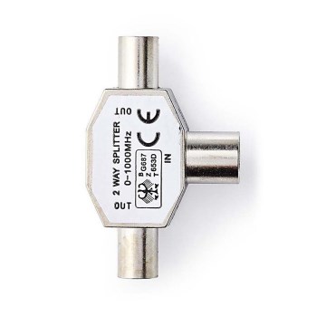 Nedis CSGB40950ME − Coaxial Hubb 2xIEC