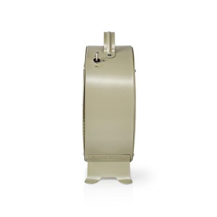 Nedis FNCL10GY20 - Bordsfläkt RETRO 20W/230V grå ø25 cm