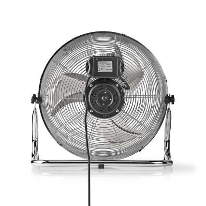 Stående fläkt 80W/230V skinande krom