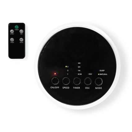 Stående fläkt 50W/230V vit + fjärrkontroll