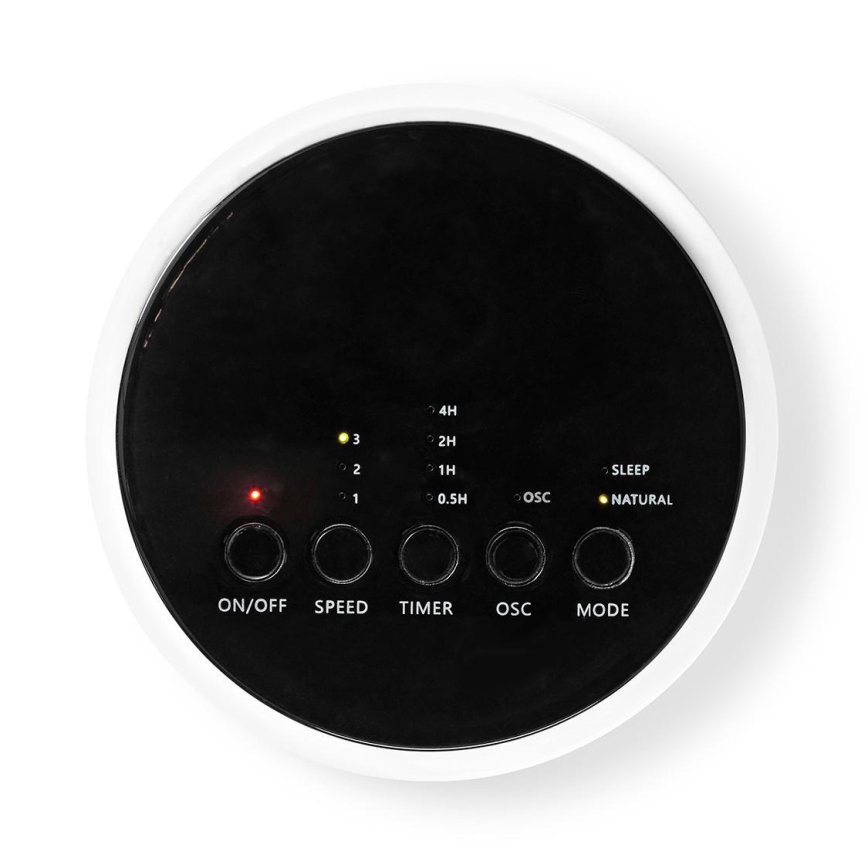 Tornfläkt 50W/230V vit + Fjärrstyrd