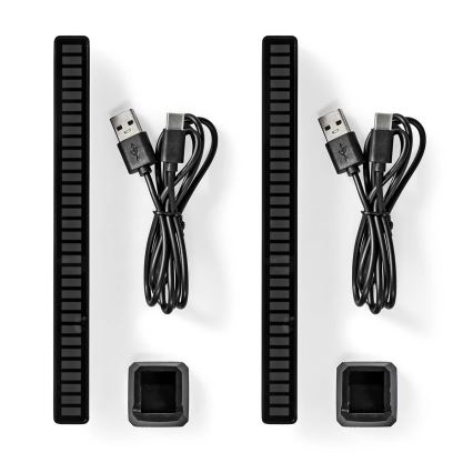 KIT 2x LED RGB Rechargeable bordslampa LED/250 mAh