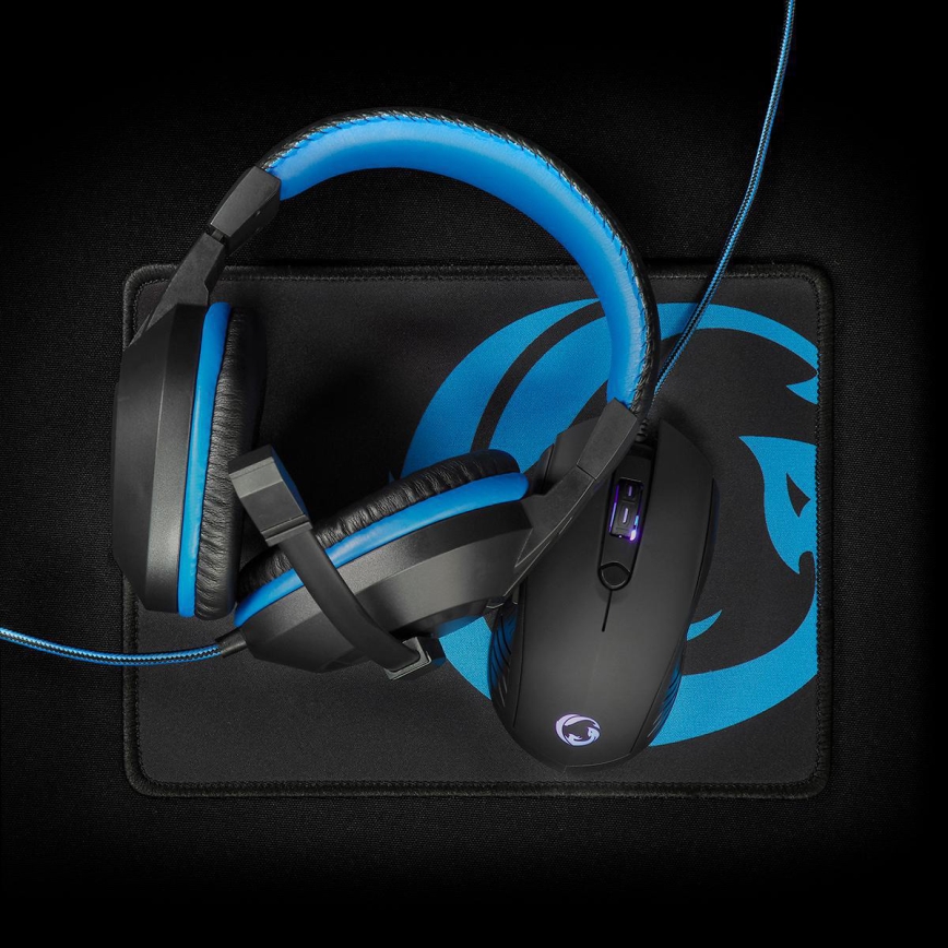 Gaming kit 3in1 svart/blå