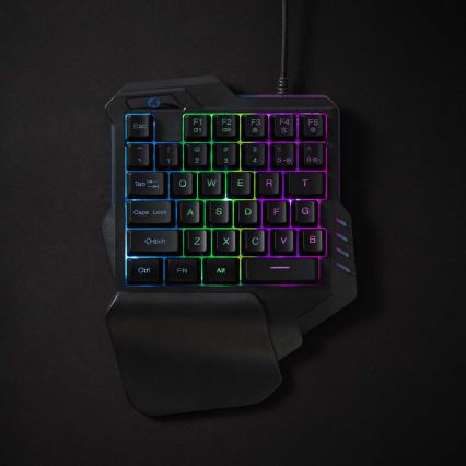LED RGB One-handed gaming keyboard 5V