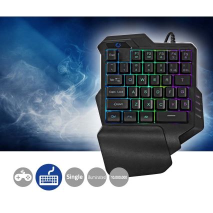 LED RGB One-handed gaming keyboard 5V