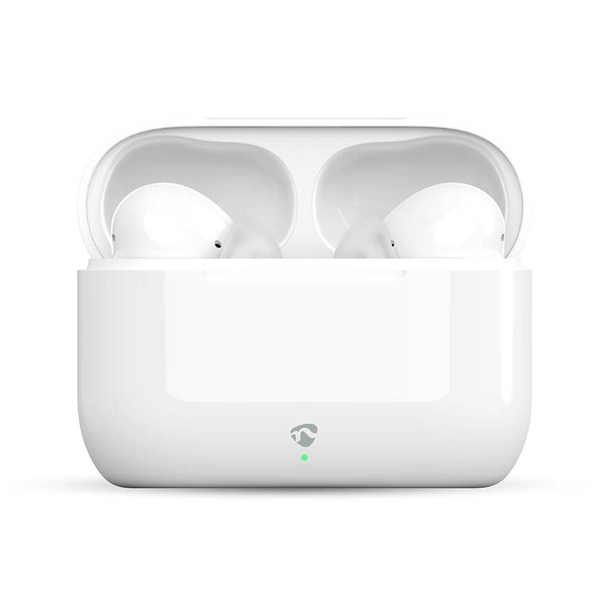 Wireless earphones med ENC IPX4 vit