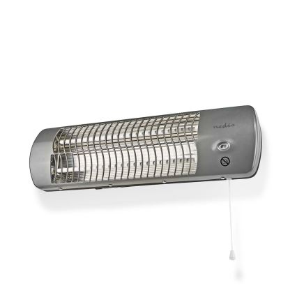 Nedis HTBA10GY - Badrumselement 600/1200W/230V IPX4