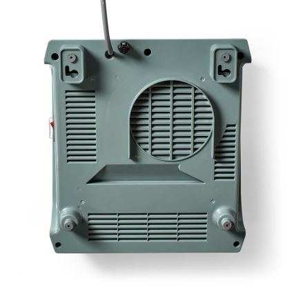 Nedis HTBA20WT - Element med LED display och termostat 2000W/230V IP22 + RC