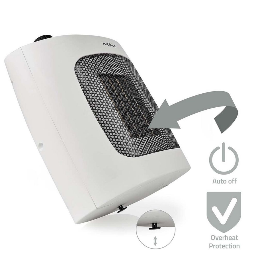 Fläkt with ceramic heating element 1000/2000W/230V