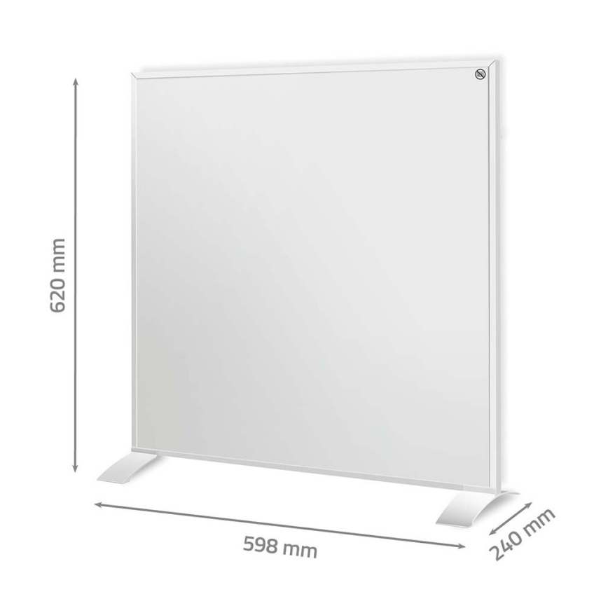 Infraröd värmepanel 350W/230V 59,8x62 cm IP44 Wi-Fi Tuya + fjärrkontroll