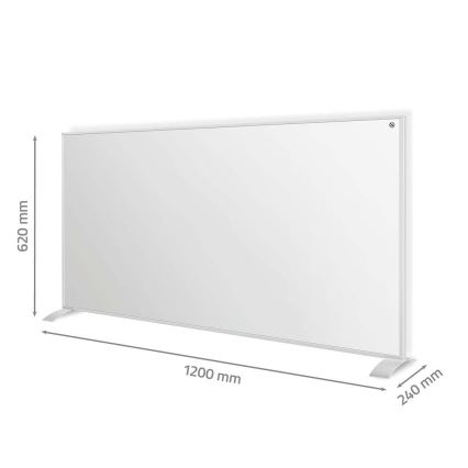 Infraröd värmepanel 700W/230V 120x62 cm IP44 Wi-Fi Tuya + fjärrkontroll