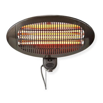Nedis HTPA110EBK − Utomhusvärmare 650-1300-2000W/230V IP34
