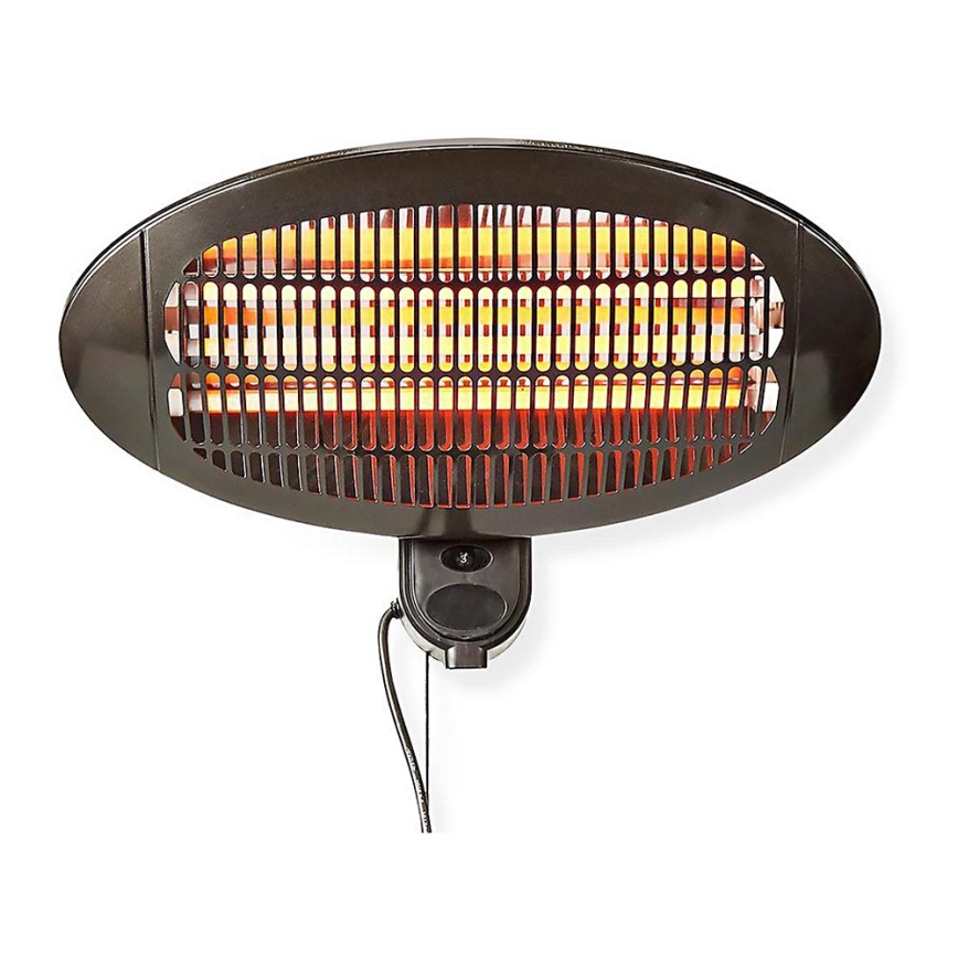 Nedis HTPA110EBK − Utomhusvärmare 650-1300-2000W/230V IP34