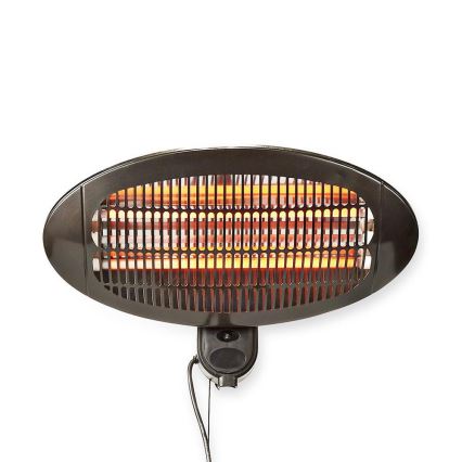 Nedis HTPA110EBK − Utomhusvärmare 650-1300-2000W/230V IP34